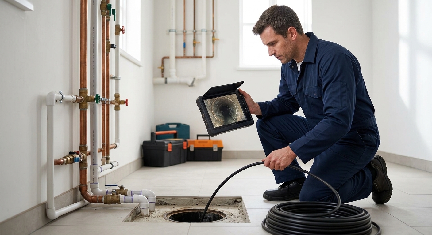 Camera-inspectie van riolering door Friesland Direct